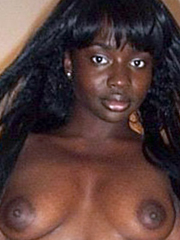 Amateur black girls similar to one another their tits not susceptible these hot self-shot photos